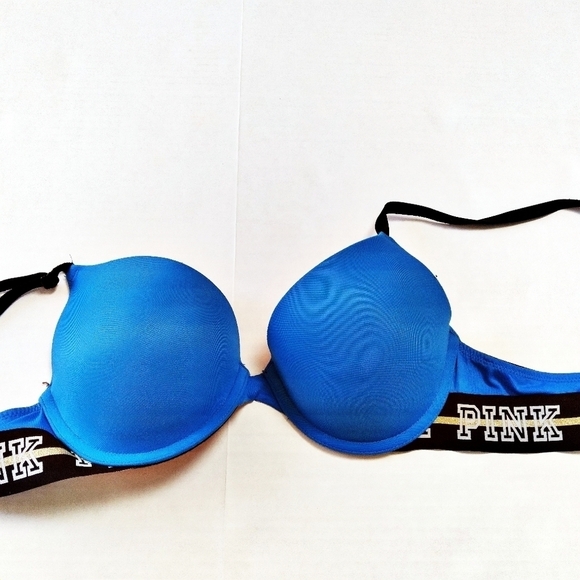 PINK Victoria's Secret Other - Victoria's Secret Pink Wear Everywhere Push Up Spell Out Bra 34B